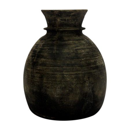 Hand Made Wooden Pot-06